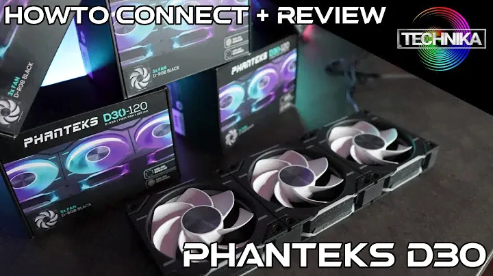 Phanteks D30 RGB Fans Regular und Reverse inkl. HowTo Connect Tutorial