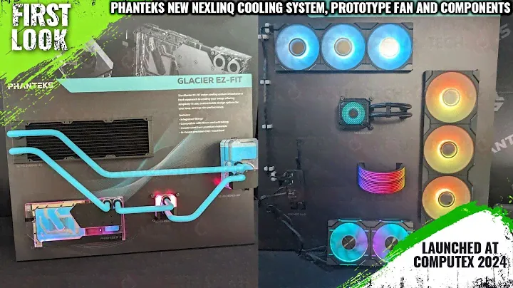 Phanteks New NEXLINQ Cooling System, Glacier EZ-Fit Components And T30-140 Prototype Fan Launched