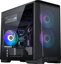 Phanteks Eclipse P200A D-RGB, конструкция с ультратонкой сеткой с высоким воздушным потоком, корпус Mini-ITX Tower, цифровое RGB-освещение, 120-мм вен