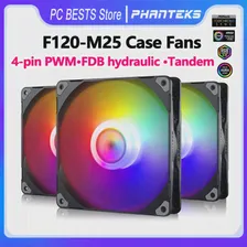 Phanteks M25-120 140, кулер для настольного компьютера, Охлаждающие вентиляторы FDB, гидравлический подшипник, 4 контакта, контроль температуры, 2000 об... (art.: 3920bdf034d4b)