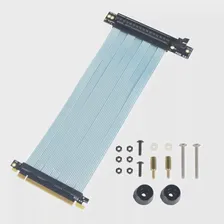 Кабель PCIe 4.0 X16 Riser для NZXT H1 с Обратным прямым углом наклона 270 ° для видеокарты PHANTEKS 217e на шасси по вертикали Расширение графического процессора