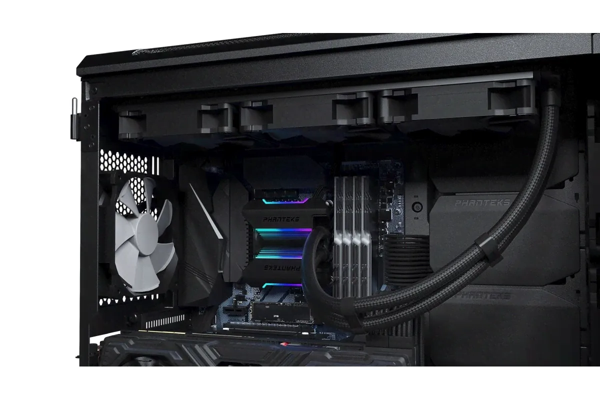 Система водяного охлаждения Phanteks Glacier One 360MP / 3x120mm MP PWM Fans / ARGB Infinity Mirror Cap / PH-GO360MP_DBK01-4