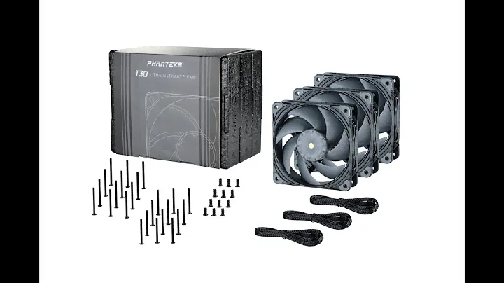 Обзор (Распаковка) комплект вентиляторов компании Phanteks (PH-F120T30_BG_3P) T30-120